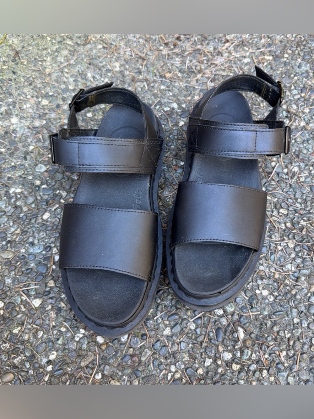 Doc Martens Voss Black Sandal Size 41/9L